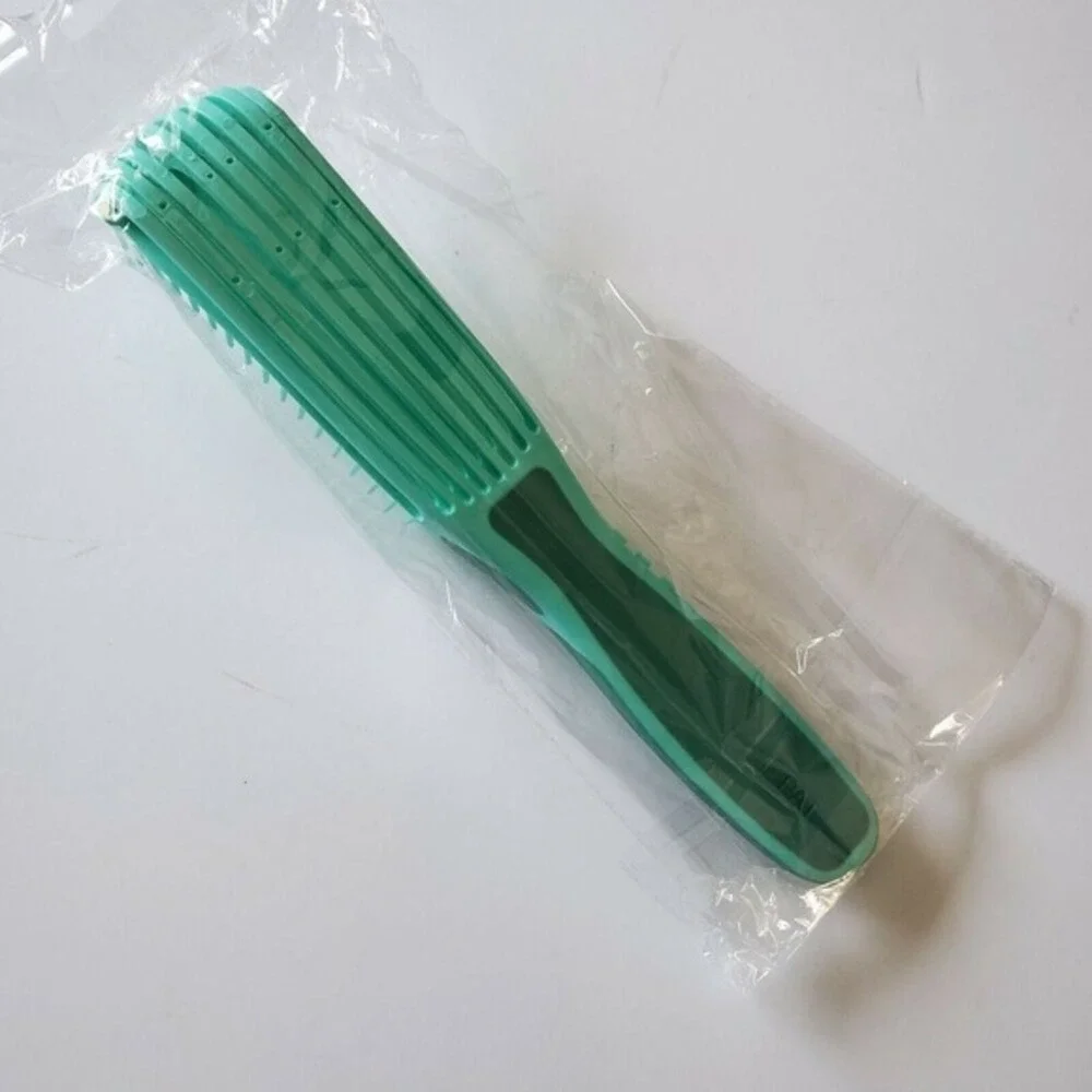 Detangler Hair Brush EZ Anti-Static Scalp Comb‎ Salon Styling Tool Green